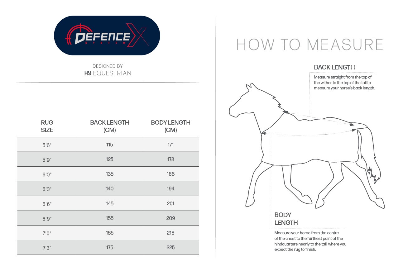 Hy Equestrian DefenceX System 200 Stable Rug with Detachable Neck Cover